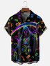 Moisture-wicking Halloween Soldier Chest Pocket Casual Shirt