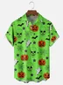 Moisture-wicking Halloween Ghost Chest Pocket Casual Shirt