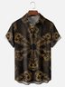 Hardaddy X Mchernovart Moisture-wicking Snowflake Art Chest Pocket Casual Shirt