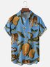Hardaddy X Emmar Studio Moisture-wicking Tiger Mango Chest Pocket Hawaiian Shirt