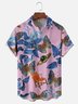Hardaddy X Emmar Studio Moisture-wicking Butterfly Leaf Chair Planet Chest Pocket Hawaiian Shirt