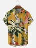 Hardaddy X Emmar Studio Moisture-wicking Butterfly Dog Flower Leaf Chest Pocket Hawaiian Shirt