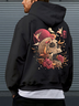 Hardaddy X Eduely Skull Flower Sweatshirt Hoodies