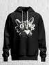 Hardaddy X Eduely Fun Dinosaur Hooded Sweatshirt