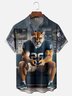 Moisture-wicking American Football Penn State Fun Nittany Lions Chest Pocket Casual Shirt