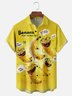 Moisture Wicking Funny Banana Pun Chest Pocket Hawaiian Shirt