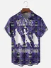 Moisture-wicking Halloween Ghost Chest Pocket Casual Shirt