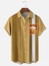 Hardaddy x Eduely Moisture-wicking Fun Beer Sheep Chest Pocket Casual Shirt