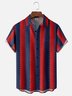 Moisture Wicking Stripe Chest Pocket Hawaiian Shirt