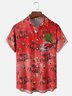 Moisture Wicking Merry Christmas Christmas Tree Car Chest Pocket Hawaiian Shirt