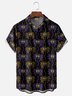 Moisture-wicking Halloween Spider Web Chest Pocket Casual Shirt