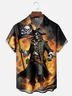 Moisture-wicking Viking Pirate Chest Pocket Hawaiian Shirt