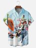 Moisture Wicking Merry Christmas Santa Chest Pocket Hawaiian Shirt