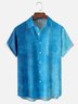 Moisture-wicking Gradient Color Chest Pocket Casual Shirt
