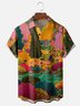 Hardaddy X Neika Moisture-wicking Landscape Forest Chest Pocket Hawaiian Shirt