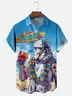 Moisture-wicking Star Aloha Friday Baby Chest Pocket Hawaiian Shirt