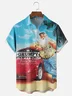 Moisture Wicking Old Men's Club Founder Chest Pocket Hawaiian Shirt