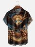 Moisture-wicking Veterans Day American Flag Eagle Chest Pocket Casual Shirt