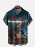 Moisture-wicking Star Football Chest Pocket Casual Shirt