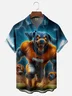 Moisture-wicking American Football Tennessee Art Volunteer Chest Pocket Casual Shirt