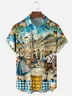 Moisture-wicking Oktoberfest Beer Chest Pocket Casual Shirt