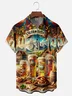 Moisture-wicking  Oktoberfest Beer Chest Pocket Casual Shirt