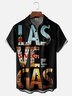 Moisture-wicking Las Vegas Sunset Chest Pocket Casual Shirt