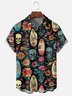 Moisture-wicking Day of the Dead Chest Pocket Casual Shirt