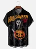 Hardaddy X Eduely Moisture-wicking Halloween Ghost Chest Pocket Holiday Shirt