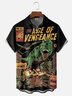 Hardaddy X Eduely Moisture-wicking Vengeance Dinosaur Chest Pocket Holiday Shirt