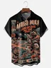 Hardaddy X Eduely Moisture-wicking Space War Chest Pocket Casual Shirt