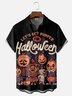Hardaddy X Eduely Moisture-wicking Lets Get Pumped For Halloween Chest Pocket Holiday Shirt