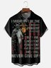 Moisture Wicking USMC Chest Pocket Hawaiian Shirt