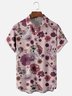 Hardaddy X Anna Lynne Moisture-wicking Flower Ghost Chest Pocket Hawalian Shirt