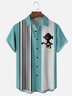 Moisture Wicking Lady of the Black Lagoon Gilman Chest Pocket Bowling Shirt