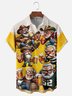 Moisture Wicking Beer Old Man Chest Pocket Hawaiian Shirt