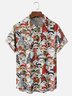 Moisture Wicking Christmas Gnome Chest Pocket Hawaiian Shirt