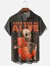 Hardaddy X Eduely Moisture-wicking Cats Keep Me Alive Chest Pocket Holiday Shirt