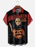 Hardaddy X Eduely Moisture-wicking Halloween Mask Killer Chest Pocket Holiday Shirt