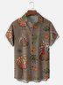 Moisture-wicking Thanksgiving Turkey Chest Pocket Casual Shirt
