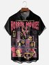 Hardaddy X Eduely Moisture-wicking Horror Movies Chest Pocket Holiday Shirt