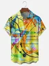 Hardaddy X Clemens Niewoehner Moisture Wicking Abstract Geometric Chest Pocket Hawaiian Shirt