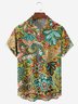 Moisture-wicking Paisley Flower Chest Pocket Casual Shirt
