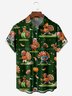 Moisture-wicking Thanksgiving Turkey Football Chest Pocket Casual Shirt