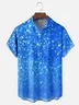Moisture-wicking Retro Disco 90s Gradient Color Chest Pocket Casual Shirt