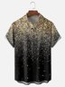 Moisture-wicking Retro Disco Gradient Light Chest Pocket Party Shirt