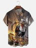 Moisture Wicking Thanksgiving Chef Turkey Breast Pocket Hawaiian Shirt