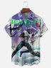 Moisture-wicking American Football Philadelphia Art Eagles Chest Pocket Casual Shirt