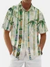 Moisture Wicking Botanical Bamboo Chest Pocket Hawaiian Shirt