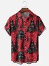 Moisture-Wicking Christmas The Mandalorian Snowflake Christmas Tree Chest Pocket Hawaiian Shirt